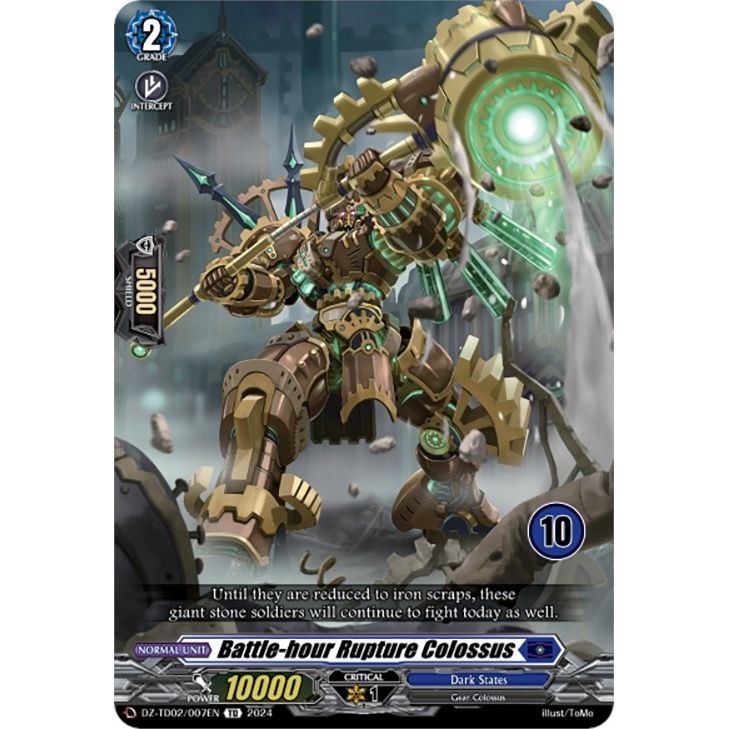 Image for Battle-hour Rupture Colossus (10) (DZ-TD02/007EN) (DZ-TD02) - Cardfight Vanguard