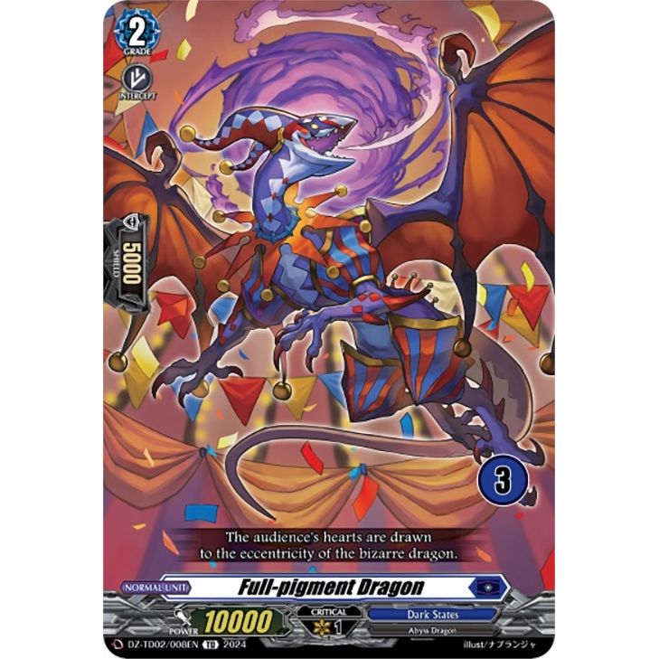 Image for Full-pigment Dragon (3) (DZ-TD02/008EN) (DZ-TD02) - Cardfight Vanguard