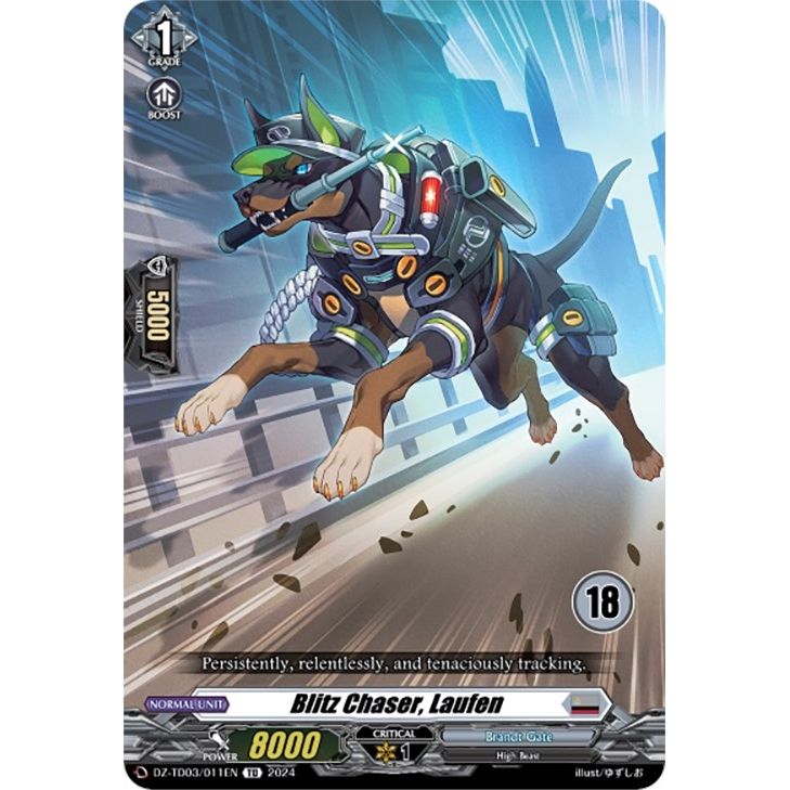 Image for Blitz Chaser, Laufen (18) (DZ-TD03/011EN) (DZ-TD03) - Cardfight Vanguard