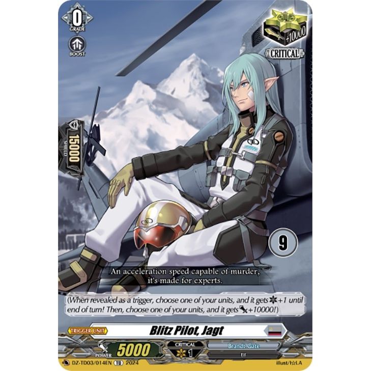 Image for Blitz Pilot, Jagt (9) (DZ-TD03/014EN) (DZ-TD03) - Cardfight Vanguard