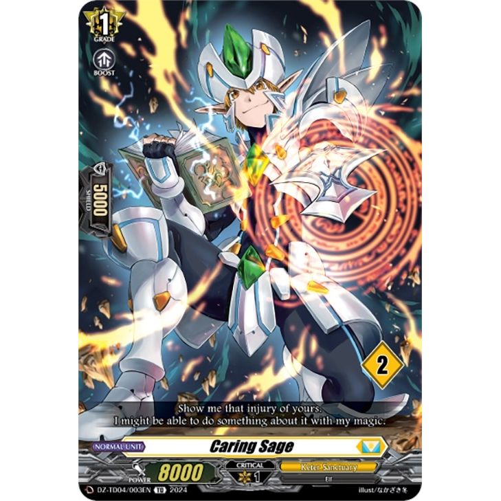 Image for Caring Sage (2) (DZ-TD04/003EN) (DZ-TD04) - Cardfight Vanguard