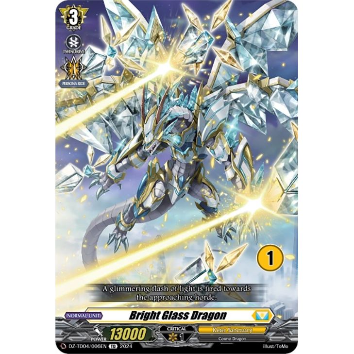 Image for Bright Glass Dragon (1) (DZ-TD04/006EN) (DZ-TD04) - Cardfight Vanguard