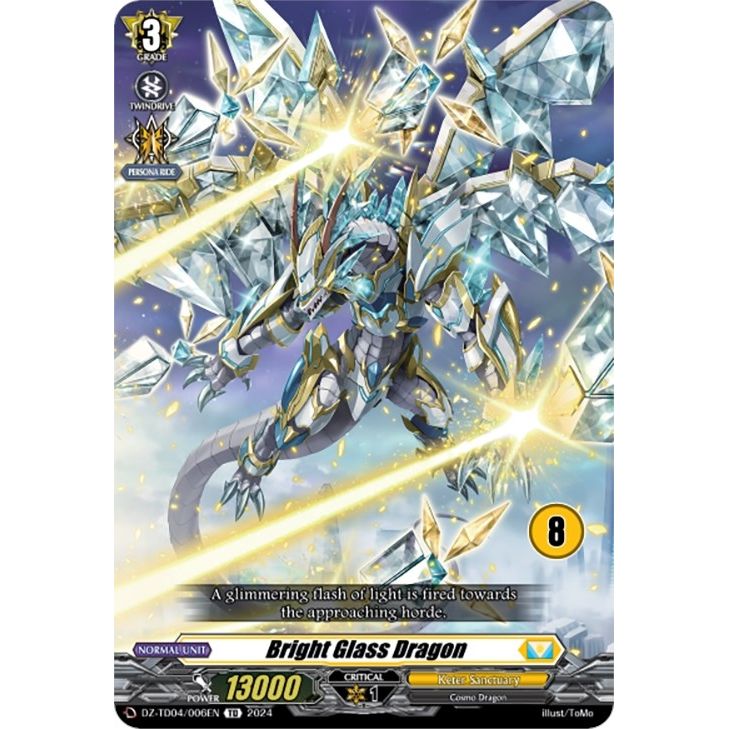 Image for Bright Glass Dragon (8) (DZ-TD04/006EN) (DZ-TD04) - Cardfight Vanguard