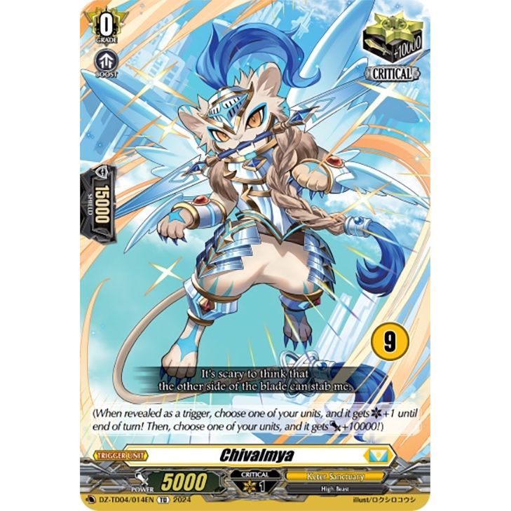 Image for Chivalmya (9) (DZ-TD04/014EN) (DZ-TD04) - Cardfight Vanguard