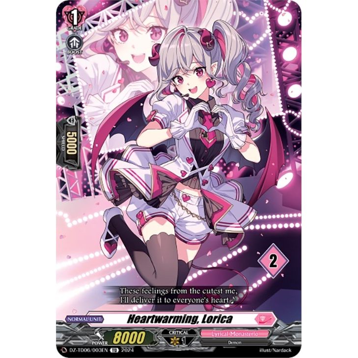 Image for Heartwarming, Lorica (2) (DZ-TD06/003EN) (DZ-TD06) - Cardfight Vanguard