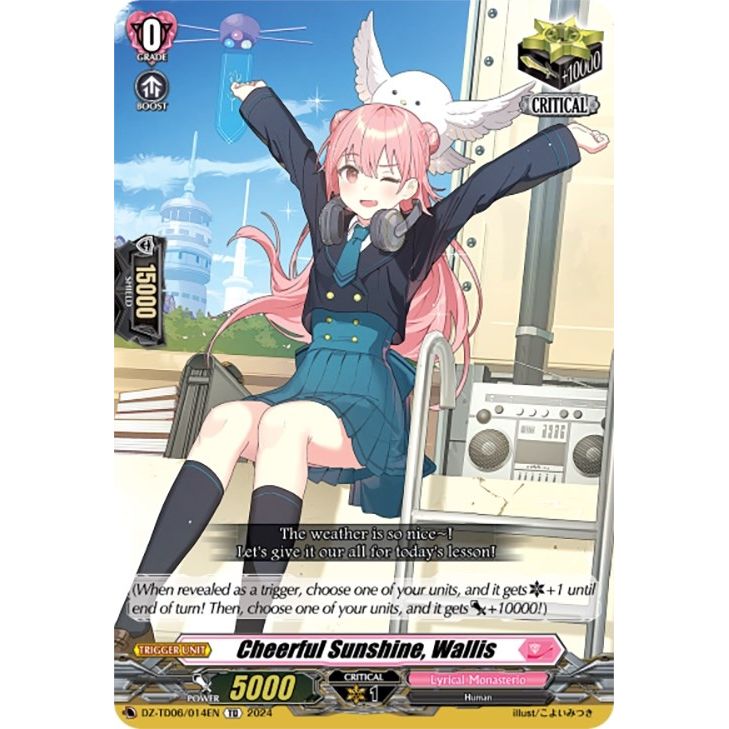 Image for Cheerful Sunshine, Wallis (DZ-TD06/014EN) (DZ-TD06) - Cardfight Vanguard