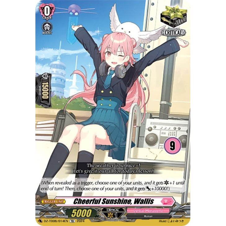 Image for Cheerful Sunshine, Wallis (9) (DZ-TD06/014EN) (DZ-TD06) - Cardfight Vanguard