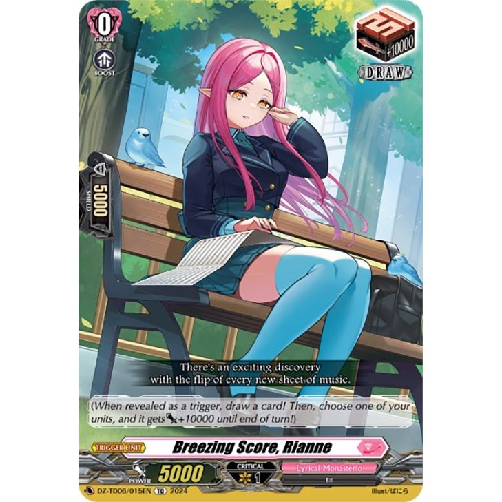 Image for Breezing Score, Rianne (DZ-TD06/015EN) (DZ-TD06) - Cardfight Vanguard