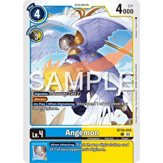 Image for Angemon (BT16-019 C) (BT16) - Digimon Card Game