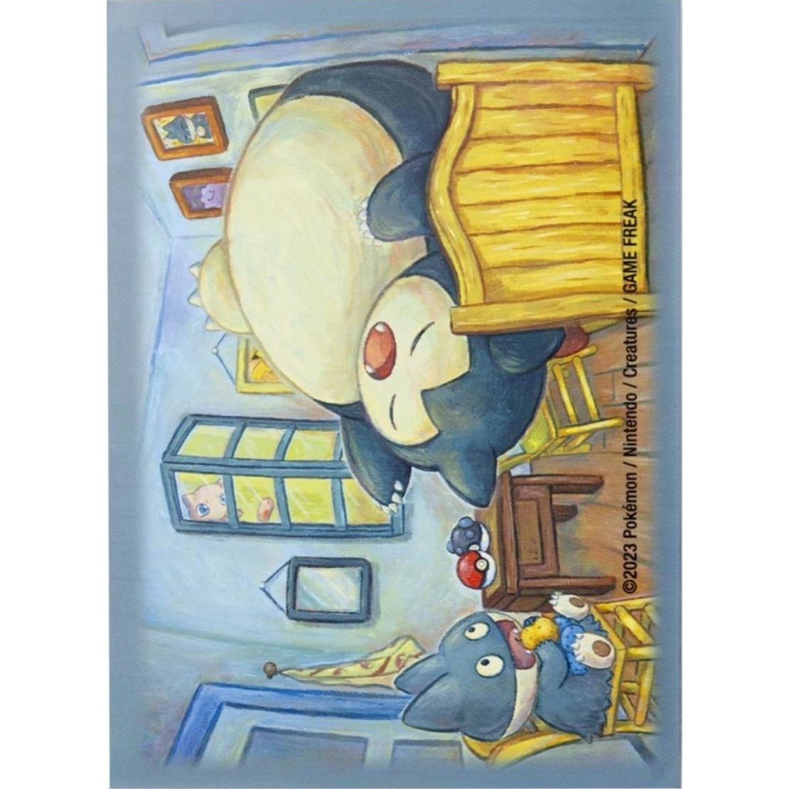 Image for Pokemon TCG: Pokémon Center × Van Gogh Museum: Munchlax & Snorlax Inspired by The Bedroom Card Sleeves (65-Pack) - Card Sleeves
