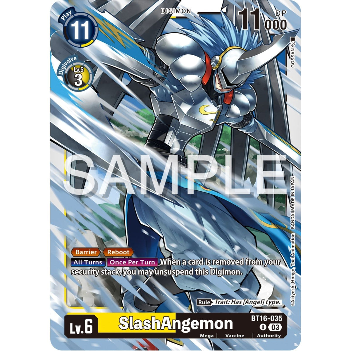 Image for SlashAngemon (BT16-035 U) (BT16) - Digimon Card Game