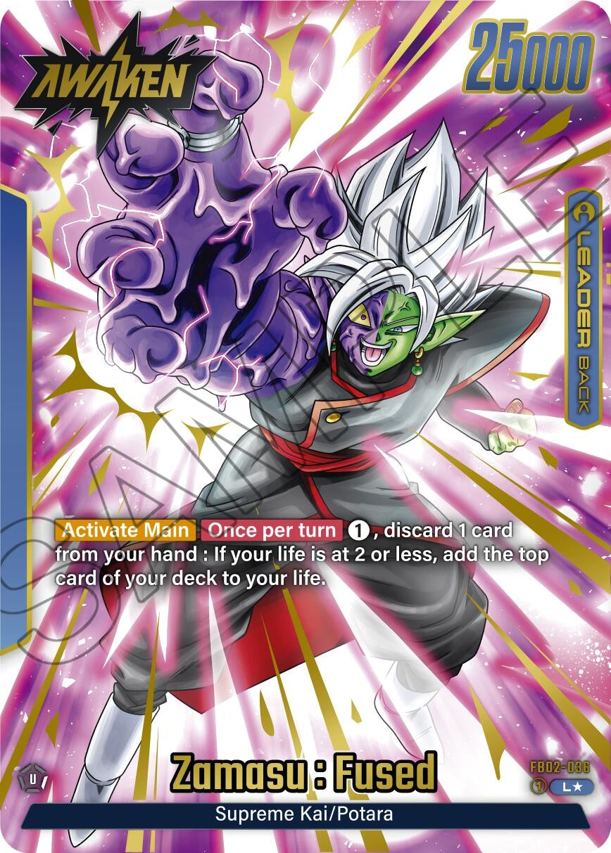 Image for Zamasu : Fused - FB02-036 (Alternate Art) (FB02-036) (FB02) - Dragon Ball Super: Fusion World
