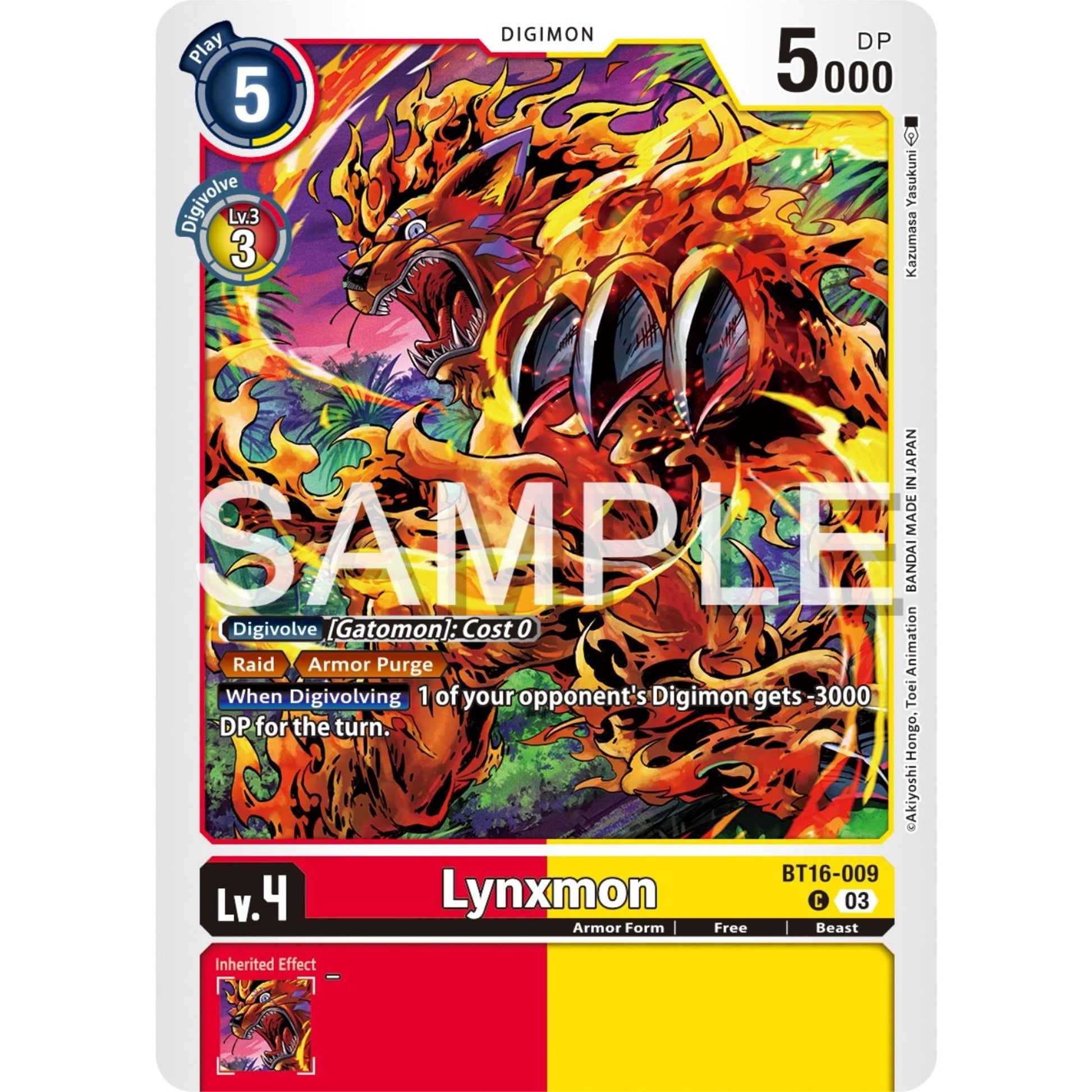 Image for Lynxmon (BT16-009 C) (BT16) - Digimon Card Game