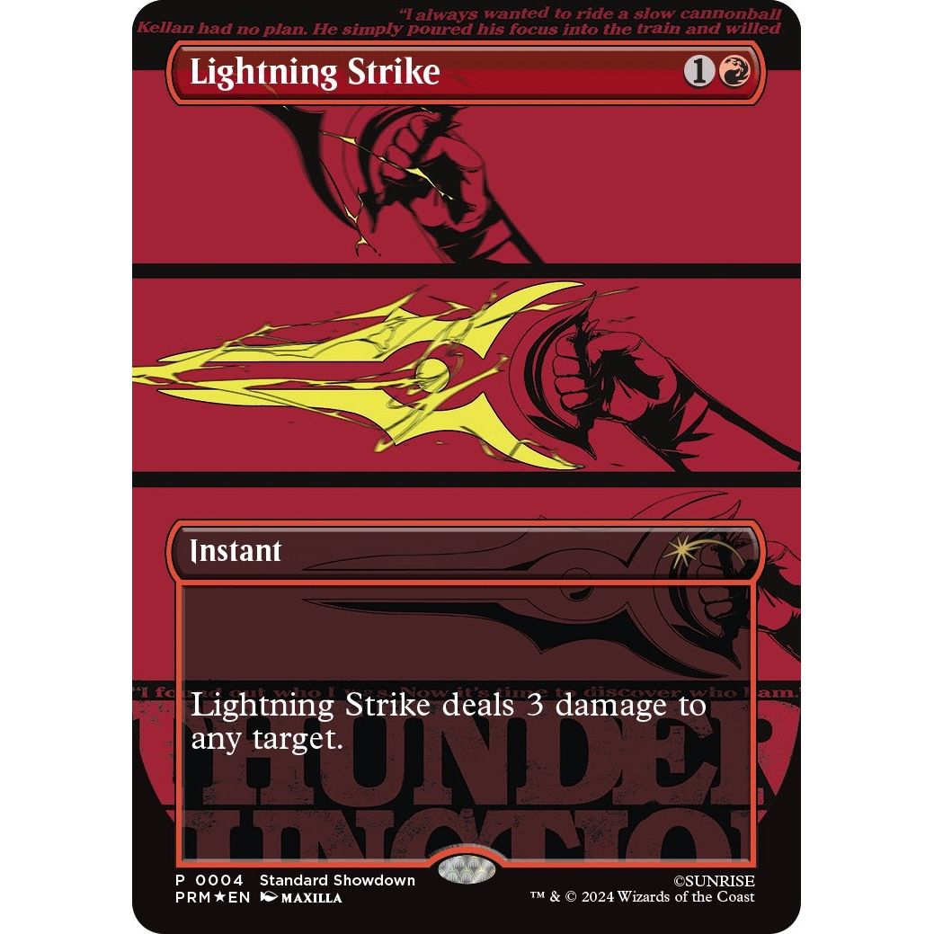 Image for Lightning Strike (4) (SSP) - Magic: The Gathering