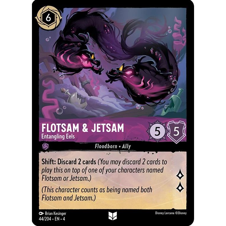 Image for Flotsam & Jetsam - Entangling Eels (44/204) (4) - Disney Lorcana