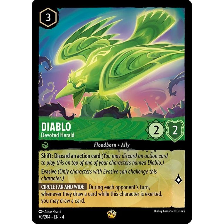 Image for Diablo - Devoted Herald (70/204) (4) - Disney Lorcana