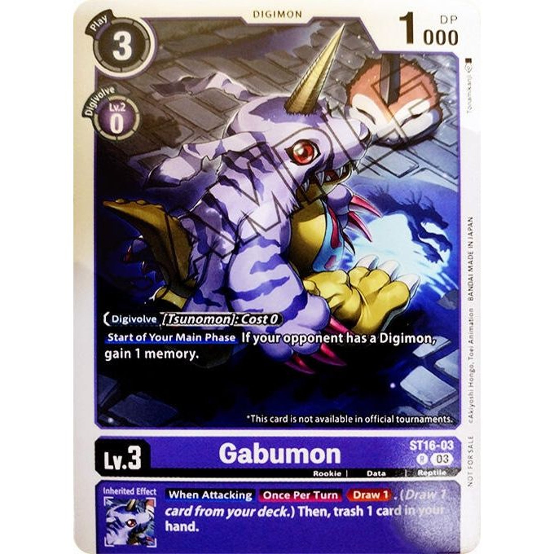 Image for Gabumon (Demo Deck Exclusive) (ST16-03 R) (DEMO) - Digimon Card Game