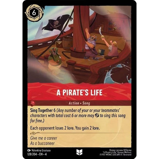 Image for A Pirate's Life (128/204) (4) - Disney Lorcana