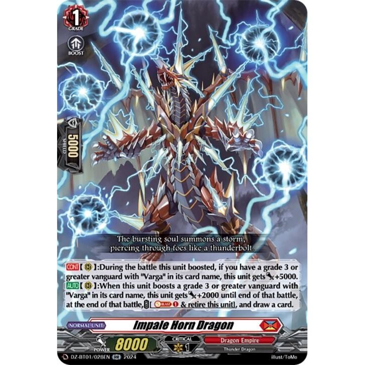Image for Impale Horn Dragon (DZ-BT01/028EN) (DZ-BT01) - Cardfight Vanguard