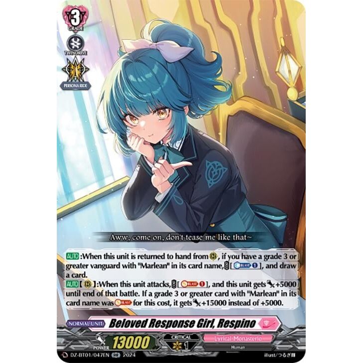 Image for Beloved Response Girl, Respino (DZ-BT01/047EN) (DZ-BT01) - Cardfight Vanguard