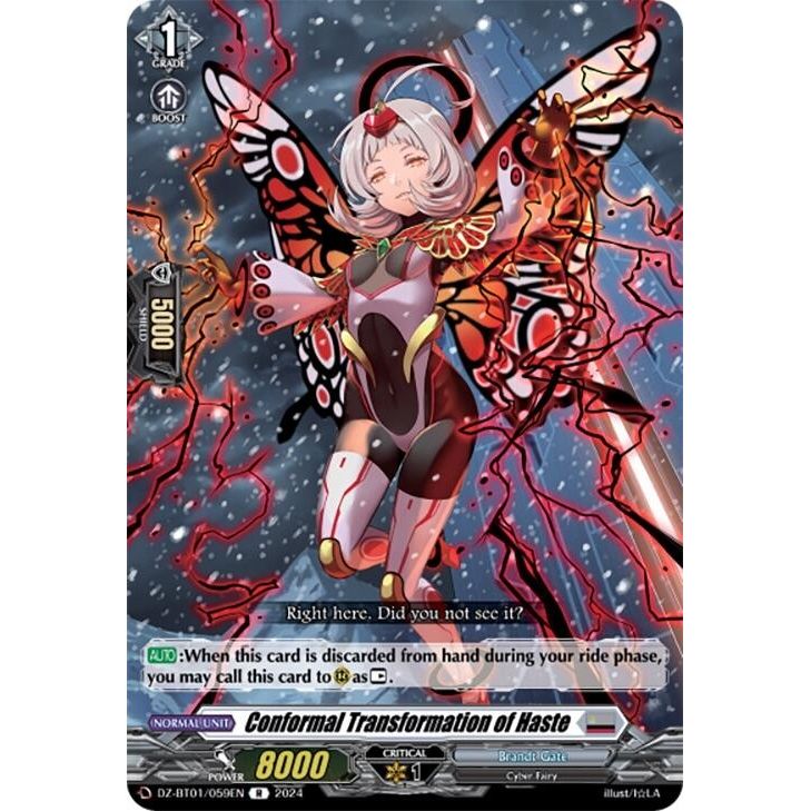 Image for Conformal Transformation of Haste (DZ-BT01/059EN) (DZ-BT01) - Cardfight Vanguard