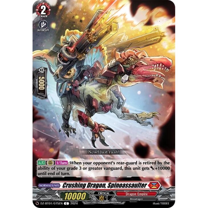 Image for Crushing Dragon, Spinoassaulter (DZ-BT01/075EN) (DZ-BT01) - Cardfight Vanguard