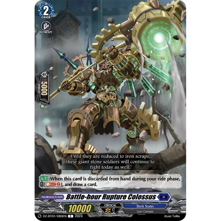 Image for Battle-hour Rupture Colossus (DZ-BT01/089EN) (DZ-BT01) - Cardfight Vanguard