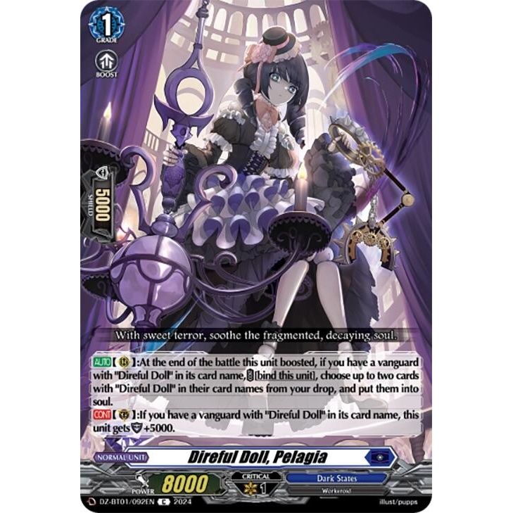 Image for Direful Doll, Pelagia (DZ-BT01/092EN) (DZ-BT01) - Cardfight Vanguard