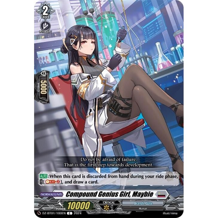Image for Compound Genius Girl, Maybie (DZ-BT01/100EN) (DZ-BT01) - Cardfight Vanguard