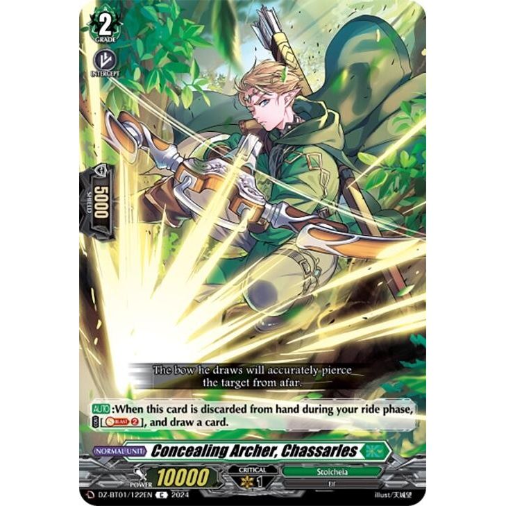 Image for Concealing Archer, Chassarles (DZ-BT01/122EN) (DZ-BT01) - Cardfight Vanguard