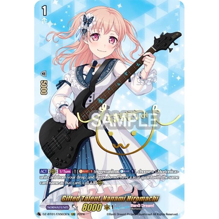 Image for Gifted Talent, Nanami Hiromachi (EXS) (DZ-BT01/EXS03EN) (DZ-BT01) - Cardfight Vanguard