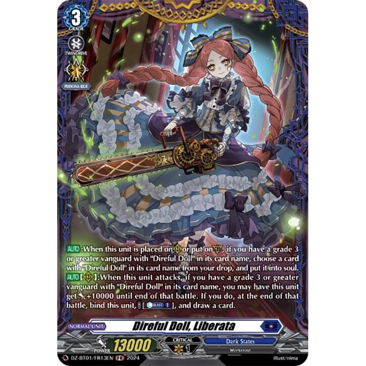 Image for Direful Doll, Liberata (FR) (DZ-BT01/FR13EN) (DZ-BT01) - Cardfight Vanguard