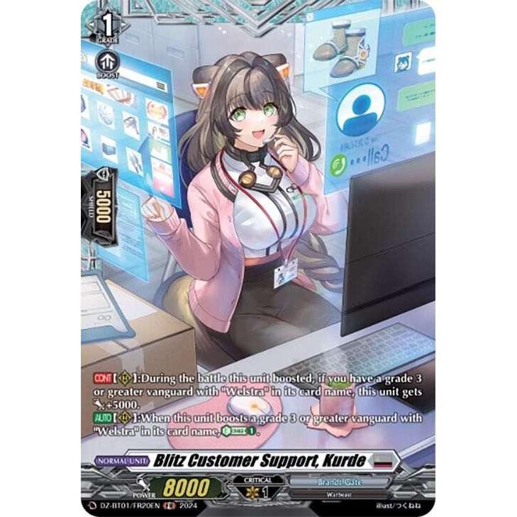Image for Blitz Customer Support, Kurde (FR) (DZ-BT01/FR20EN) (DZ-BT01) - Cardfight Vanguard