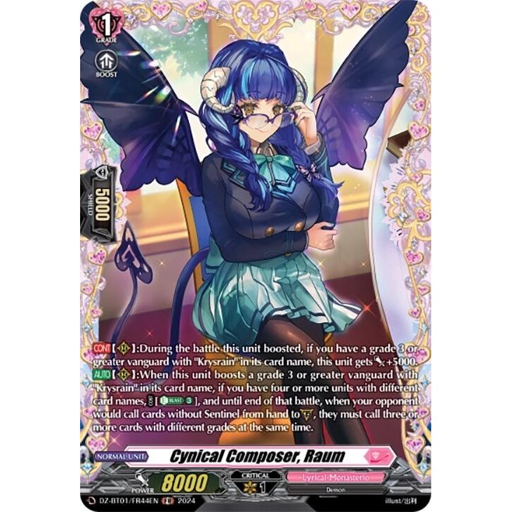 Image for Cynical Composer, Raum (FR) (DZ-BT01/FR44EN) (DZ-BT01) - Cardfight Vanguard