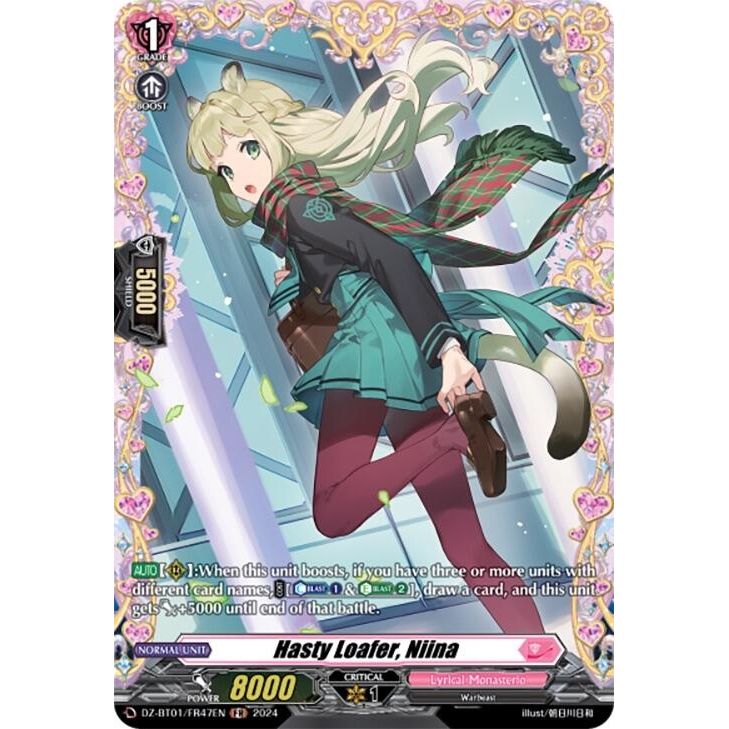 Image for Hasty Loafer, Niina (FR) (DZ-BT01/FR47EN) (DZ-BT01) - Cardfight Vanguard
