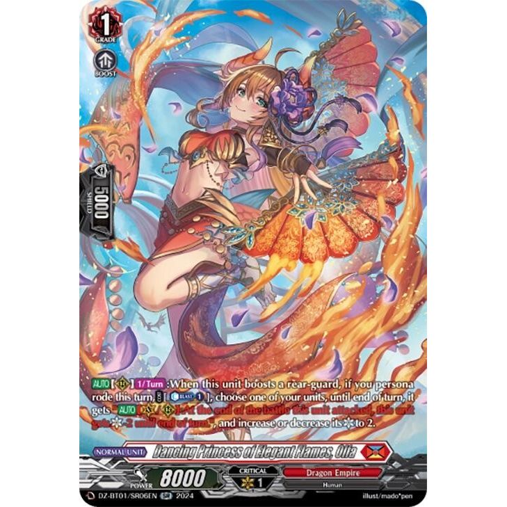 Image for Dancing Princess of Elegant Flames, Olfa (SR) (DZ-BT01/SR06EN) (DZ-BT01) - Cardfight Vanguard