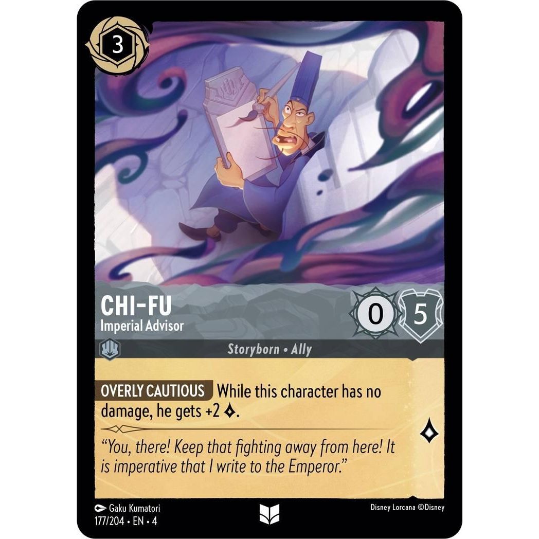 Image for Chi-Fu - Imperial Advisor (177/204) (4) - Disney Lorcana