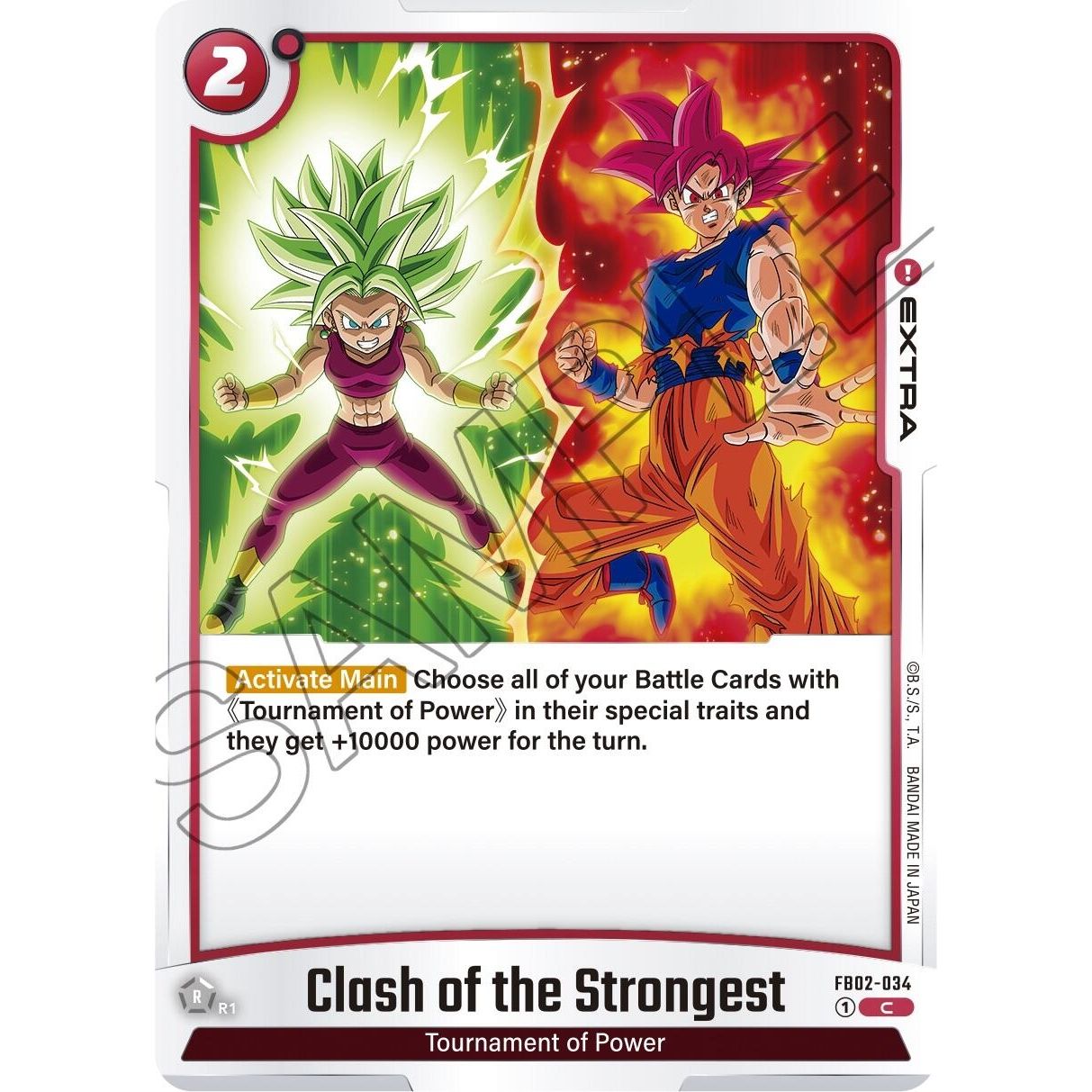 Image for Clash of the Strongest (FB02-034) (FB02) - Dragon Ball Super: Fusion World