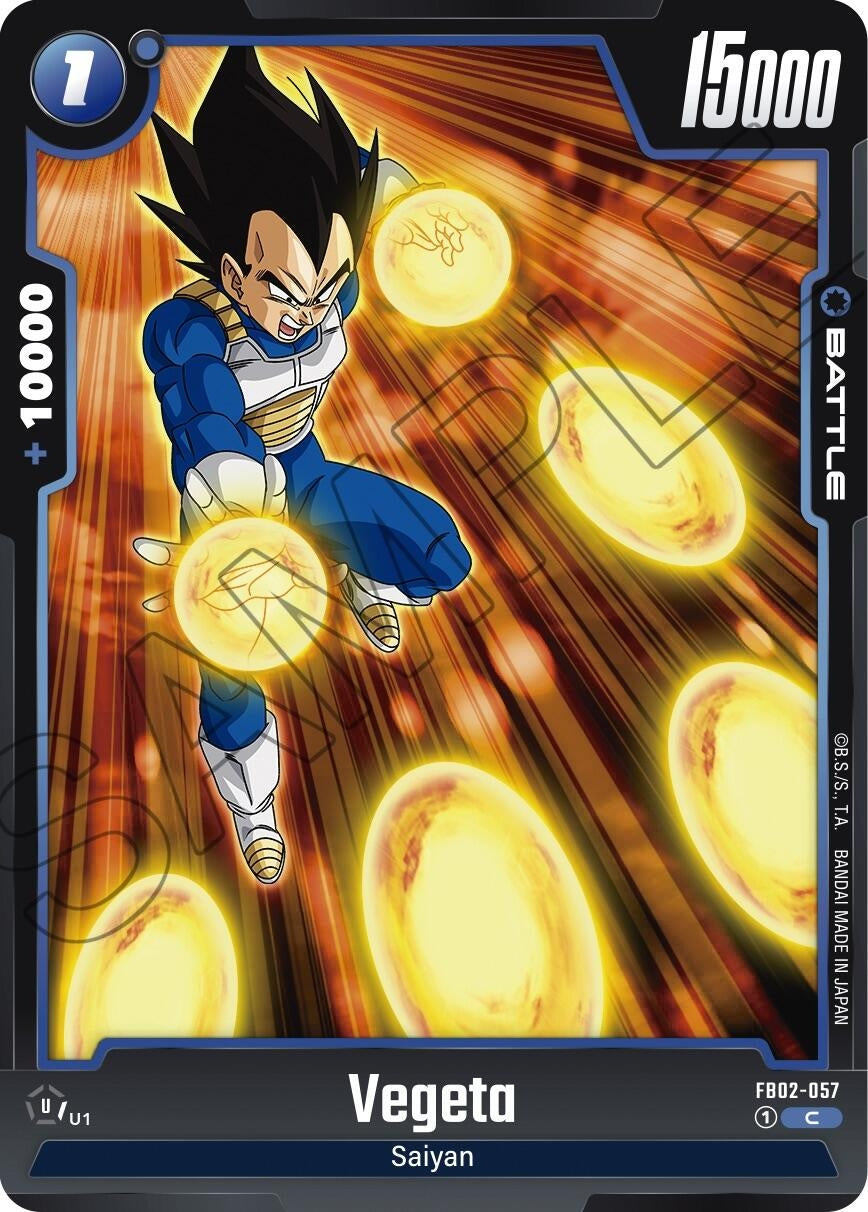 Image for Vegeta - FB02-057 (FB02-057) (FB02) - Dragon Ball Super: Fusion World