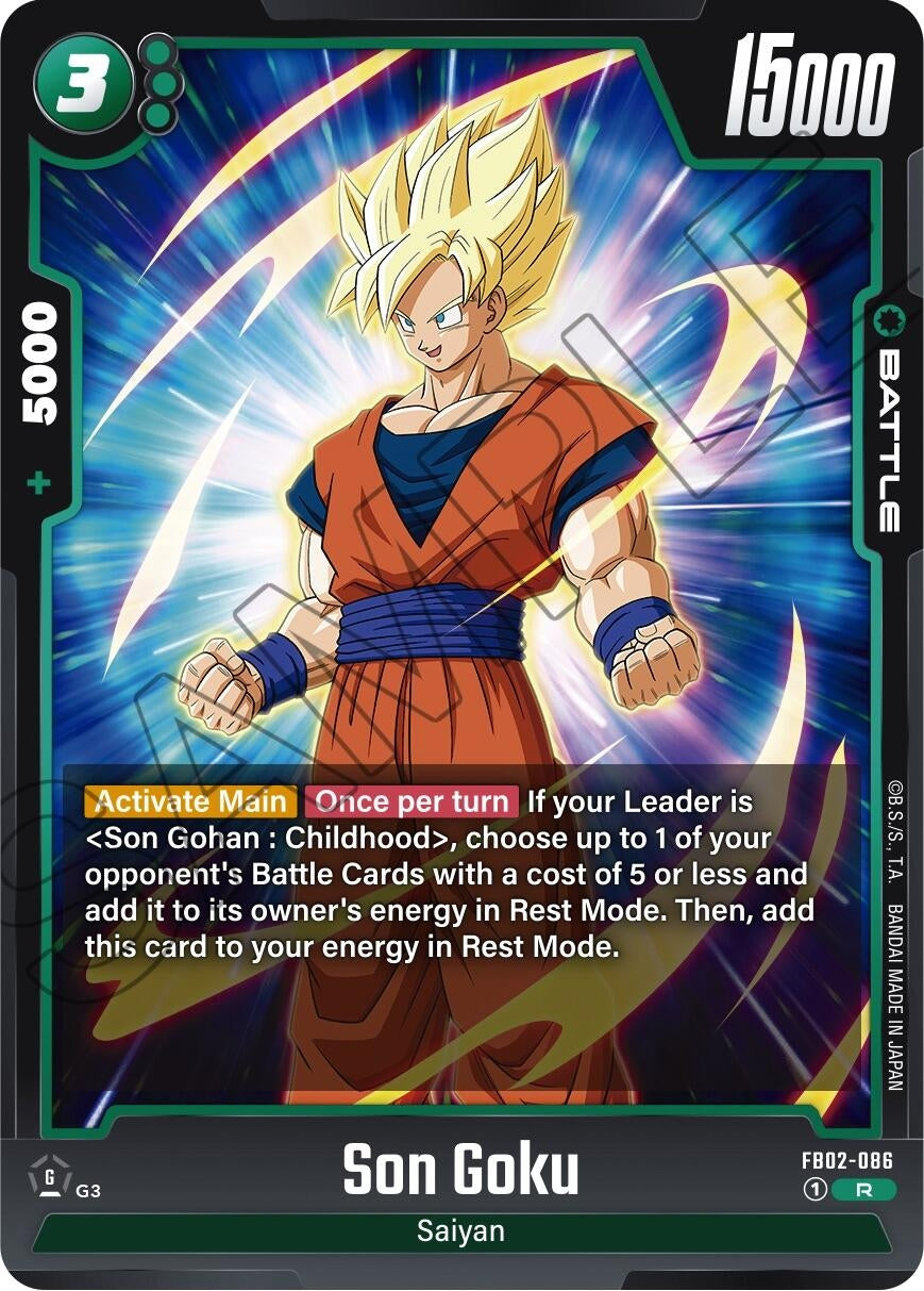 Image for Son Goku - FB02-086 (FB02-086) (FB02) - Dragon Ball Super: Fusion World