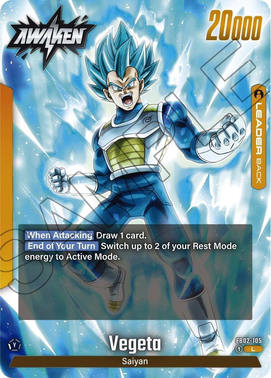 Image for Vegeta - FB02-105 (FB02-105) (FB02) - Dragon Ball Super: Fusion World
