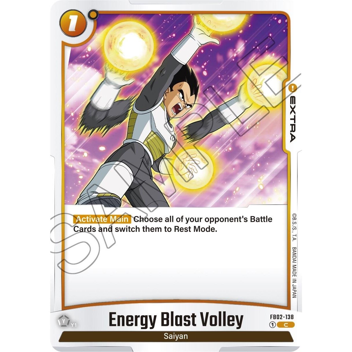 Image for Energy Blast Volley (FB02-138) (FB02) - Dragon Ball Super: Fusion World