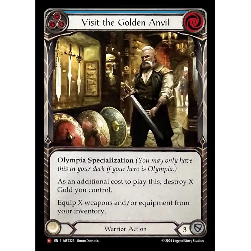 Image for Visit the Golden Anvil (MST226) (MST) - Flesh and Blood TCG