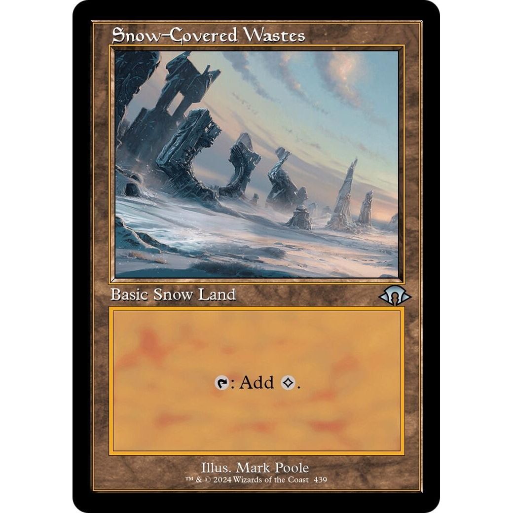 Image for Snow-Covered Wastes (Retro Frame) (439) (MH3) - Magic: The Gathering