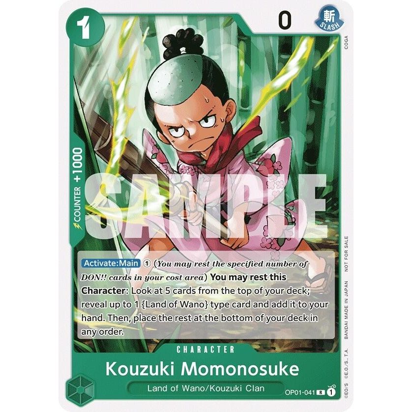 Image for Kouzuki Momonosuke (Tournament Pack Vol. 7) (OP01-041) (OP-PR) - One Piece Card Game