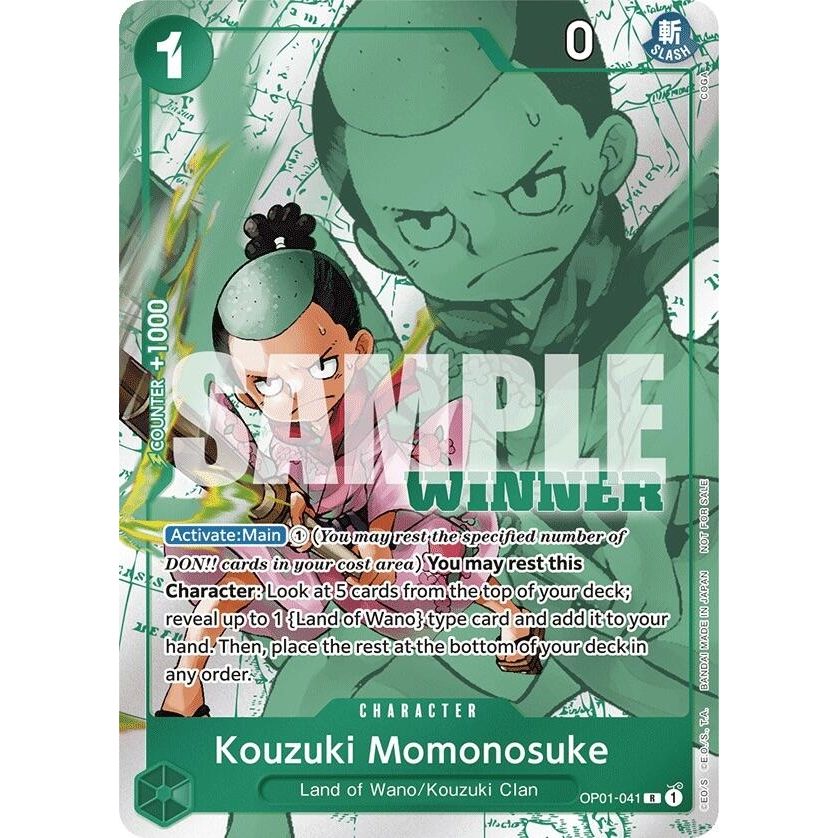 Image for Kouzuki Momonosuke (Winner Pack Vol. 7) (OP01-041) (OP-PR) - One Piece Card Game