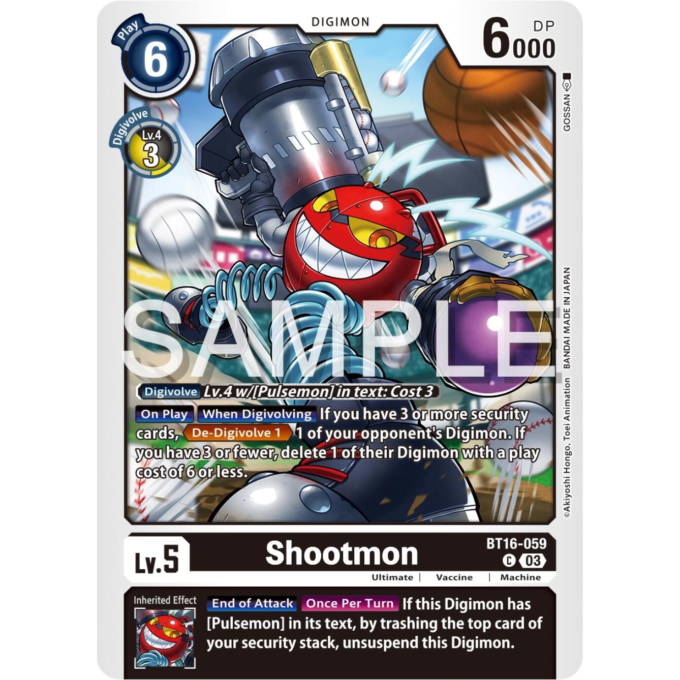 Image for Shootmon (BT16-059 C) (BT16) - Digimon Card Game