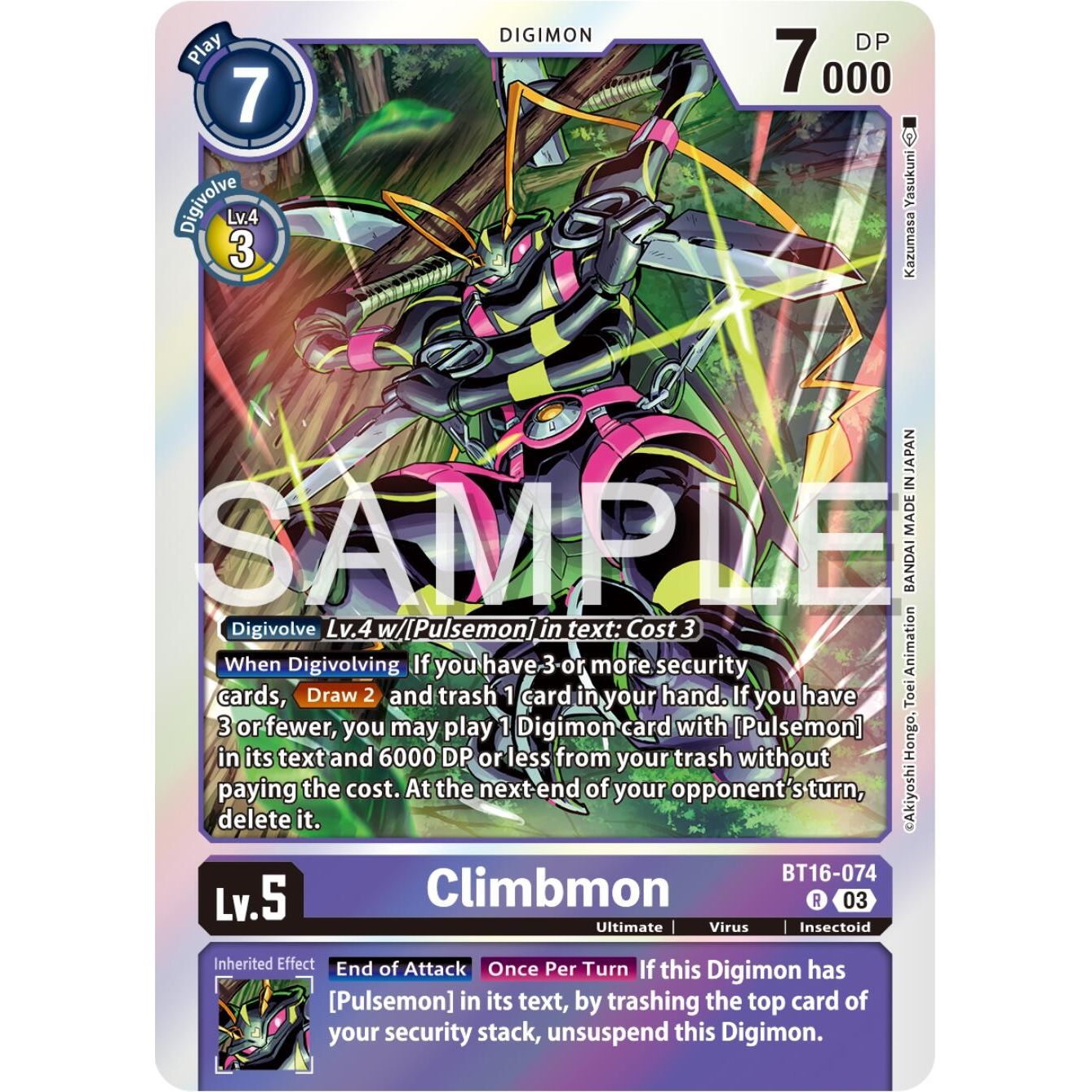 Image for Climbmon (BT16-074 R) (BT16) - Digimon Card Game