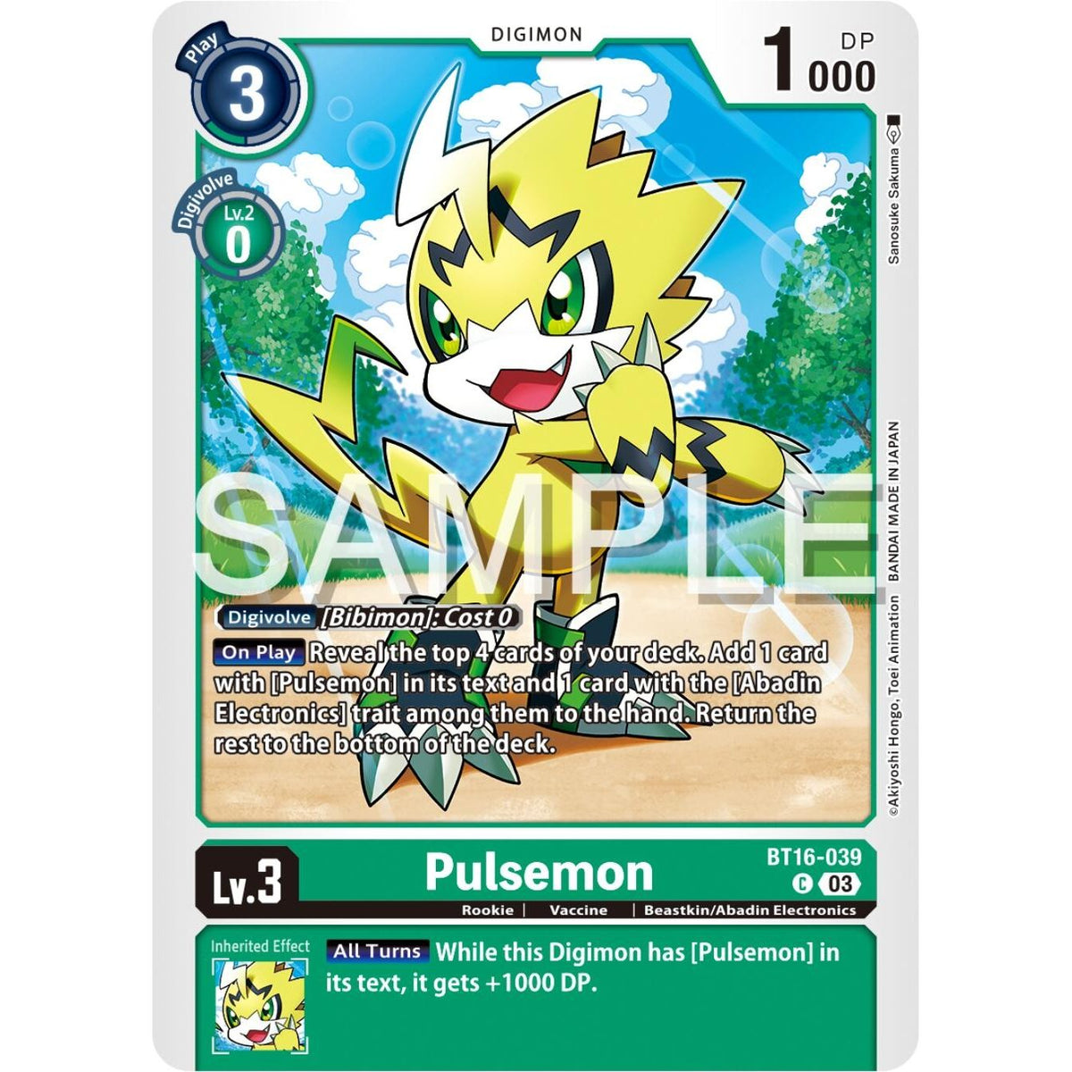 Image for Pulsemon (BT16-039 C) (BT16) - Digimon Card Game