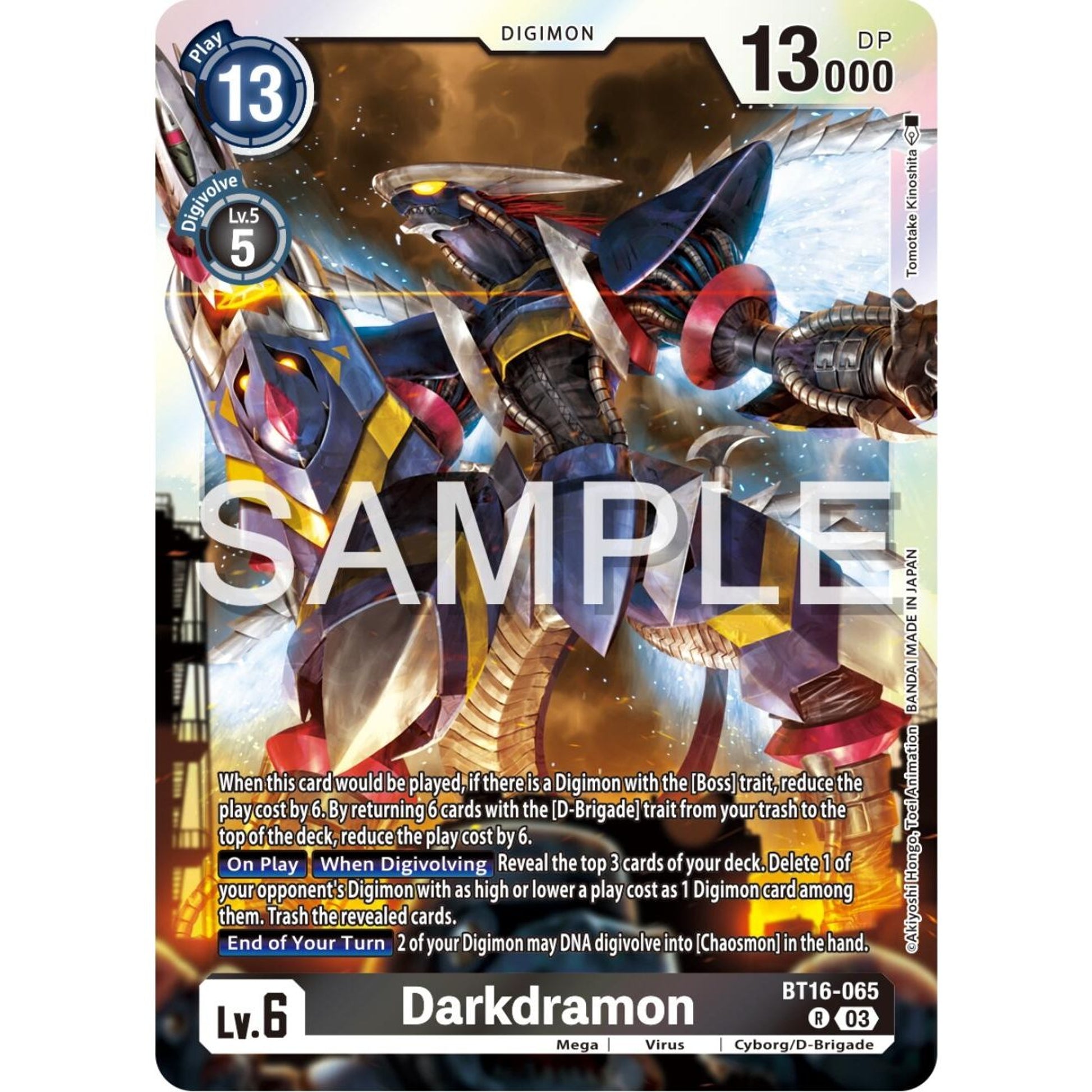 Image for Darkdramon (BT16-065 R) (BT16) - Digimon Card Game